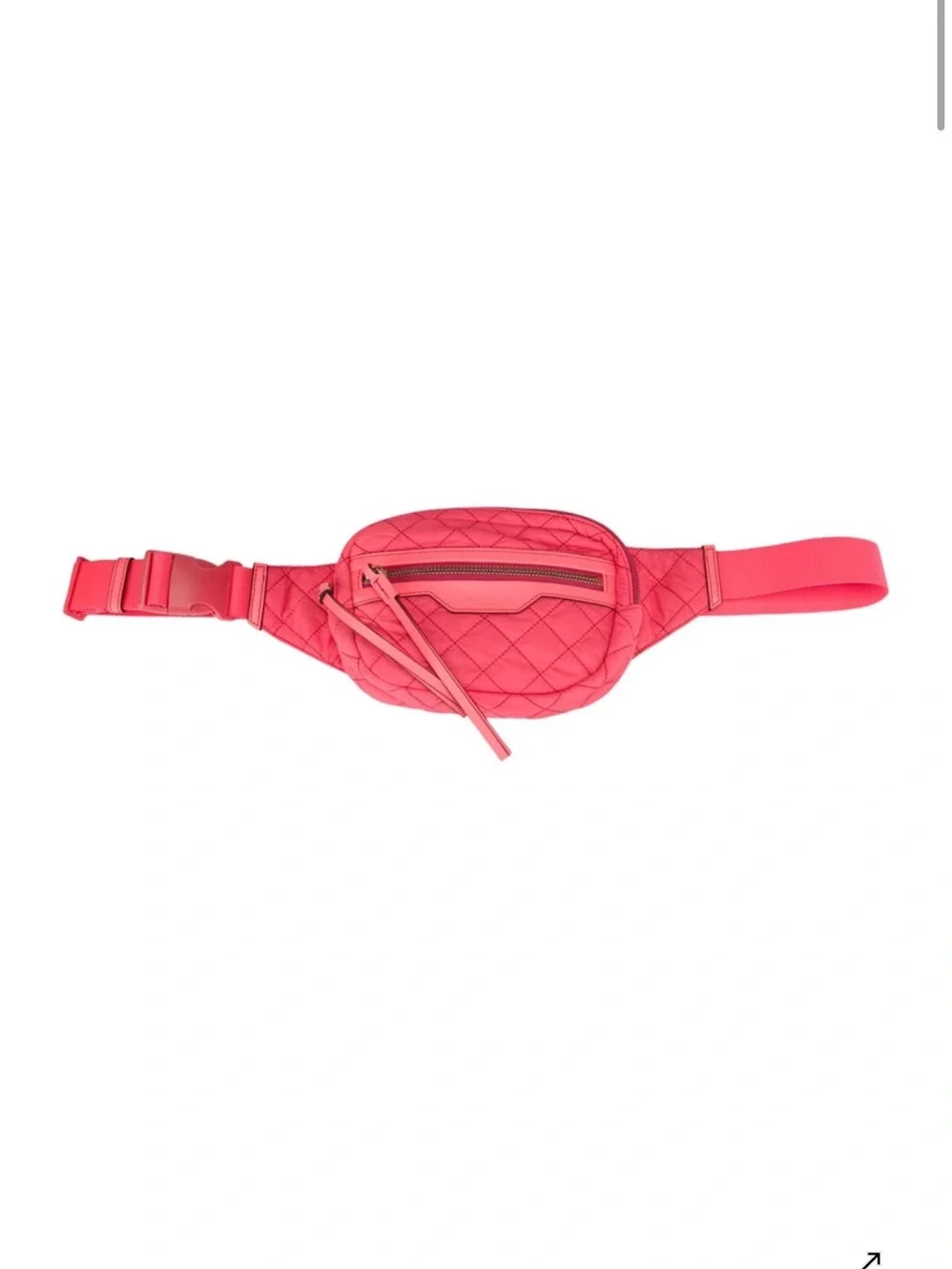 Tory Burch Quilted Neon Pink Belt Bag